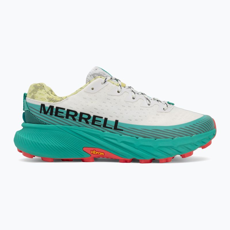 Merrell Agility Peak 5 alb/turcoaz pantofi de alergare pentru bărbați 2