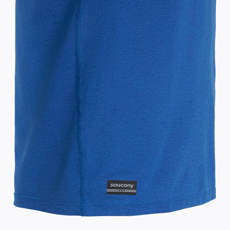 Tricou de alergare pentru bărbați Saucony Stopwatch SS skydiver heather 3