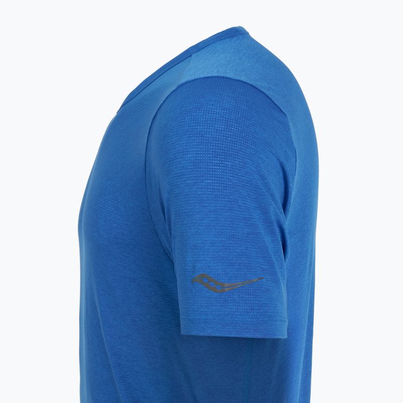 Tricou de alergare pentru bărbați Saucony Stopwatch SS skydiver heather 4