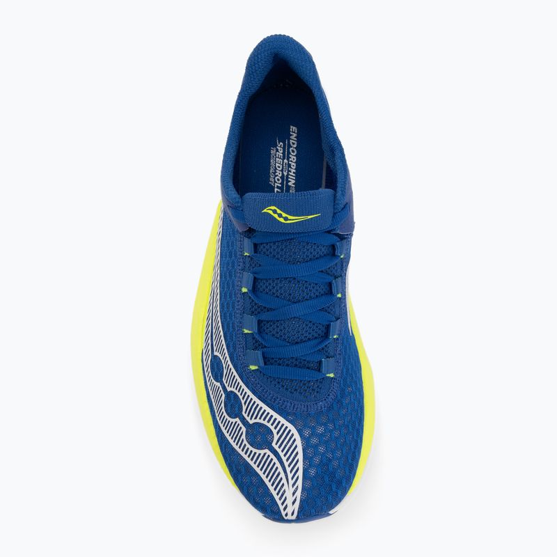 Încălțăminte de alergare pentru bărbați Saucony Endorphin Pro 4 lapis/citron 5