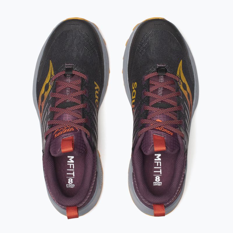 Încălțăminte de alergare pentru bărbați Saucony Ride Trail 2 black/autumn 5