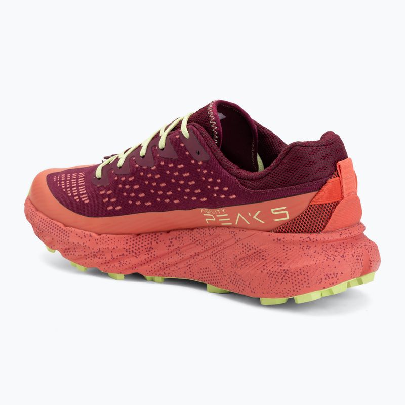 Încălțăminte de alergare pentru bărbați Merrell Agility Peak 5 3D mtl flare/crimson 3