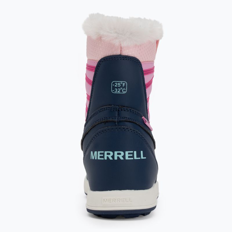 Ghete pentru copii Merrell Snow Bank 5.0 WP navy/pink 6