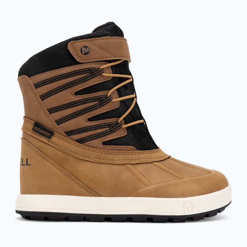 Ghete pentru copii Merrell Snow Bank 5.0 WP wheat/black 2