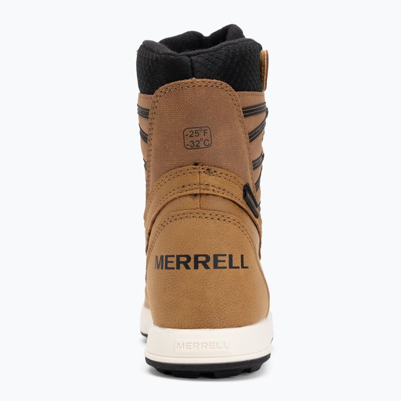 Ghete pentru copii Merrell Snow Bank 5.0 WP wheat/black 6