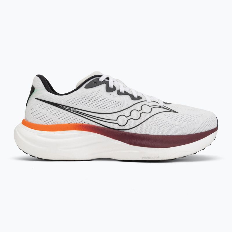 Încălțăminte de alergare pentru bărbați Saucony Ride 19 white/crimson 2