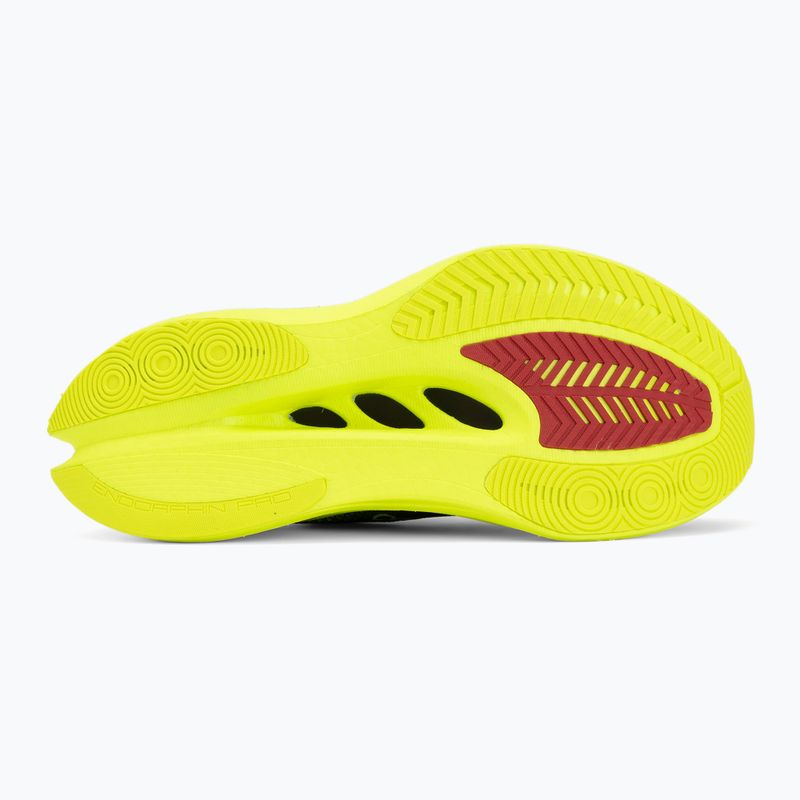 Încălțăminte de alergare pentru bărbați Saucony Endorphin Pro 5 citron/black 4