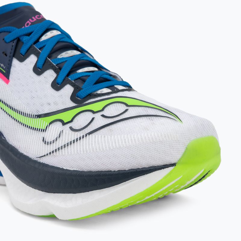 Încălțăminte de alergare pentru bărbați Saucony Endorphin Azura white/navy 7