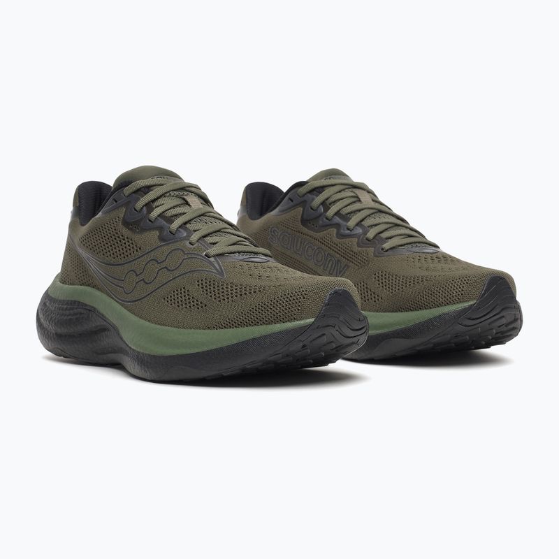 Încălțăminte de alergare pentru bărbați Saucony Ride 19 fatigue/black 3