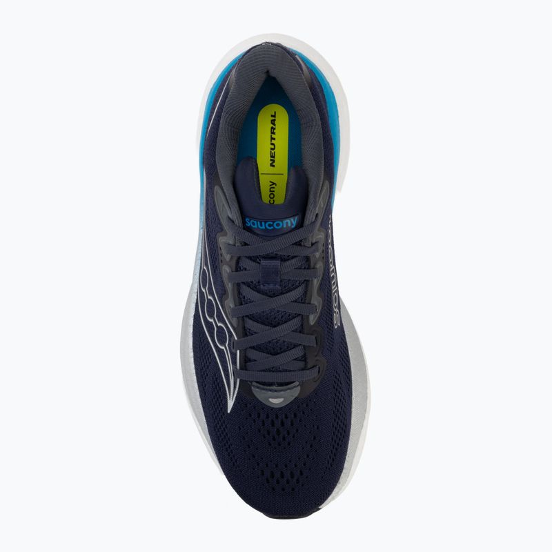 Încălțăminte de alergare pentru bărbați Saucony Ride 19 naval/cobalt 5