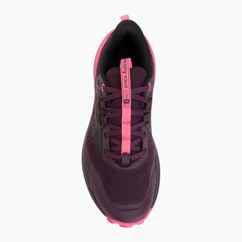 Încălțăminte de alergare pentru femei Saucony Xodus Ultra 4 eggplant/shock 5