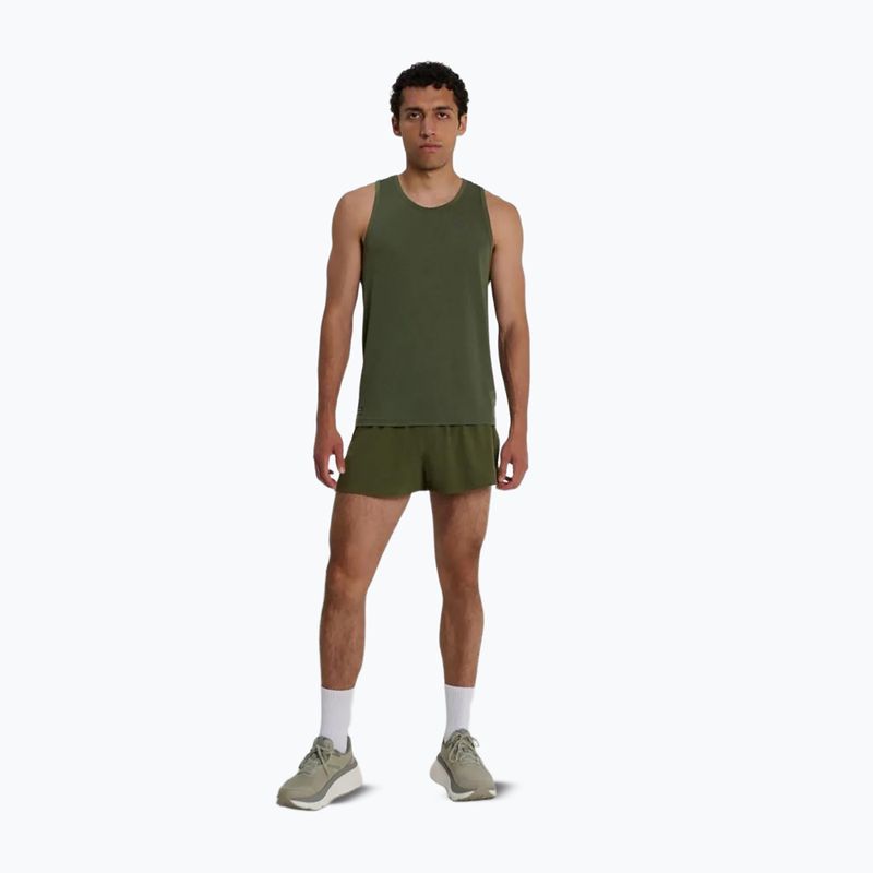 Tricou de alergare pentru bărbați Saucony Stopwatch Singlet fatigue heather 2