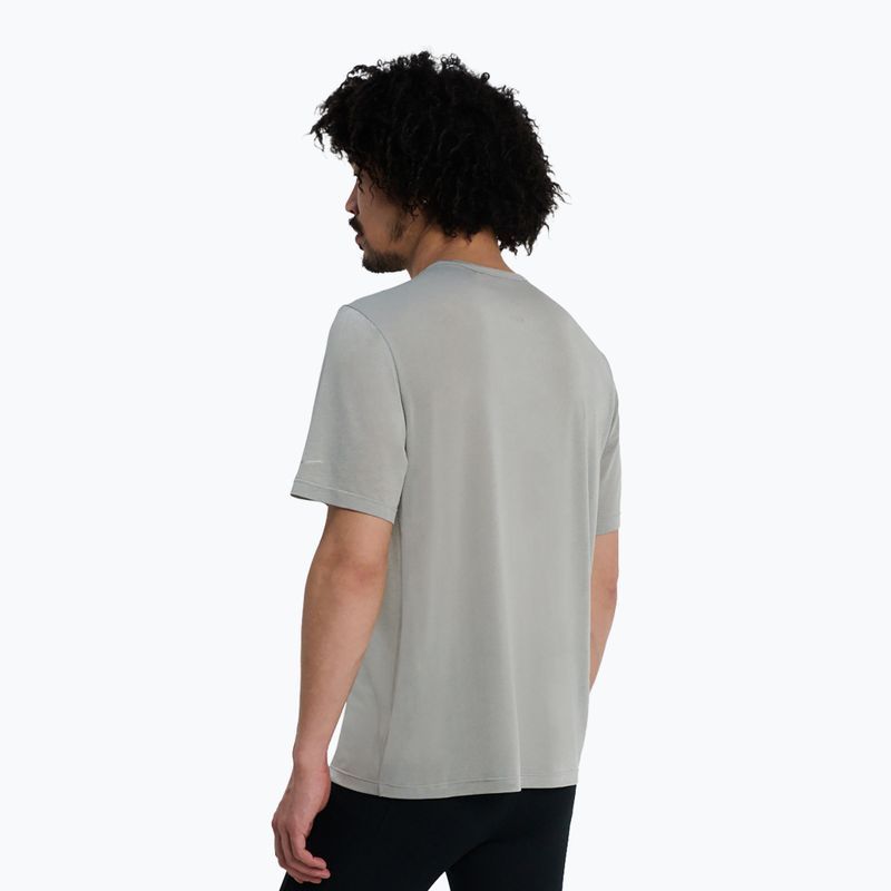 Tricou de alergare pentru bărbați Saucony Stopwatch light grey heather 3