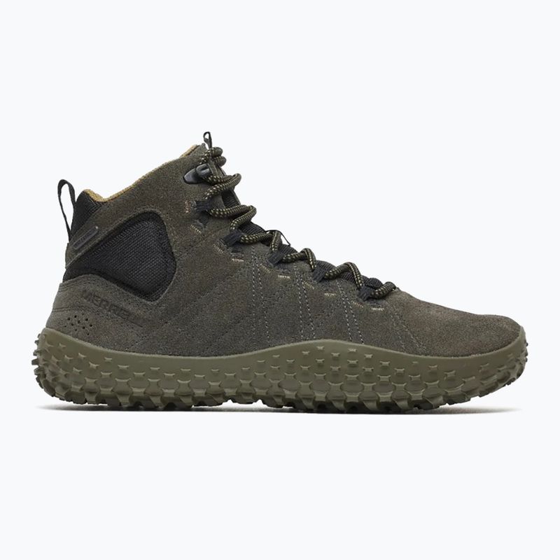 Încălțăminte barefoot pentru bărbați Merrell Wrapt Mid WP beluga 2