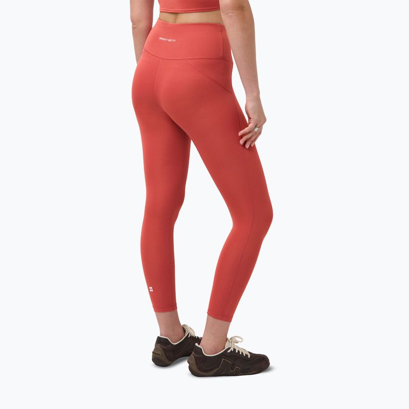 Colanți de antrenament pentru femei Sweaty Betty All Day 7/8 terrazzo red 3