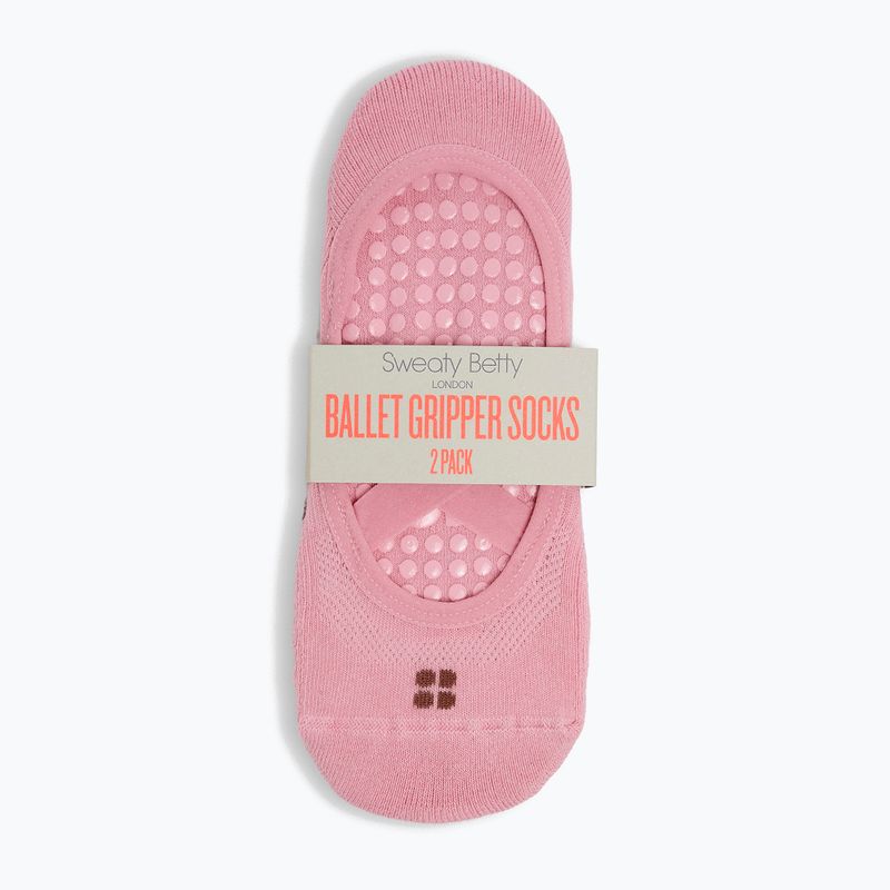 Șosete pentru femei Sweaty Betty Ballet Gripper 2 pary decopink chestnutbrown 2