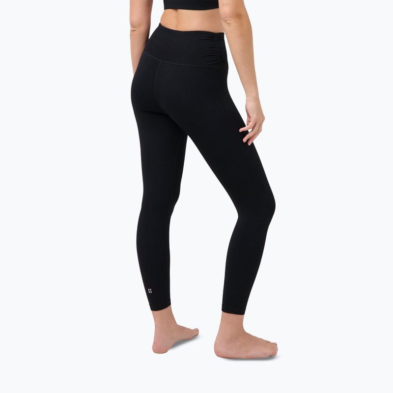 Colanți de antrenament pentru femei Sweaty Betty Ultimate Studio 7/8 Ruched black 3
