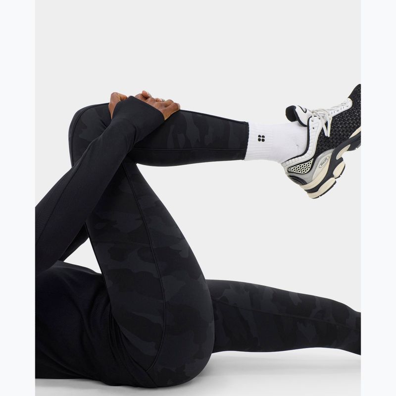 Colanți de antrenament pentru femei Sweaty Betty Power Piping Workout 7/8 ultra black camo print 5