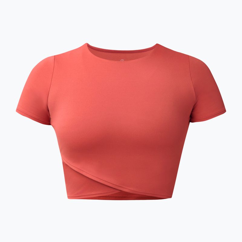 Tricou de yoga pentru femei Sweaty Betty All Day Wrap terrazzo red 6