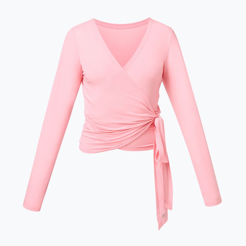 Longsleeve pentru femei Sweaty Betty Soft Flow Studio Wear Your Way deco pink 8