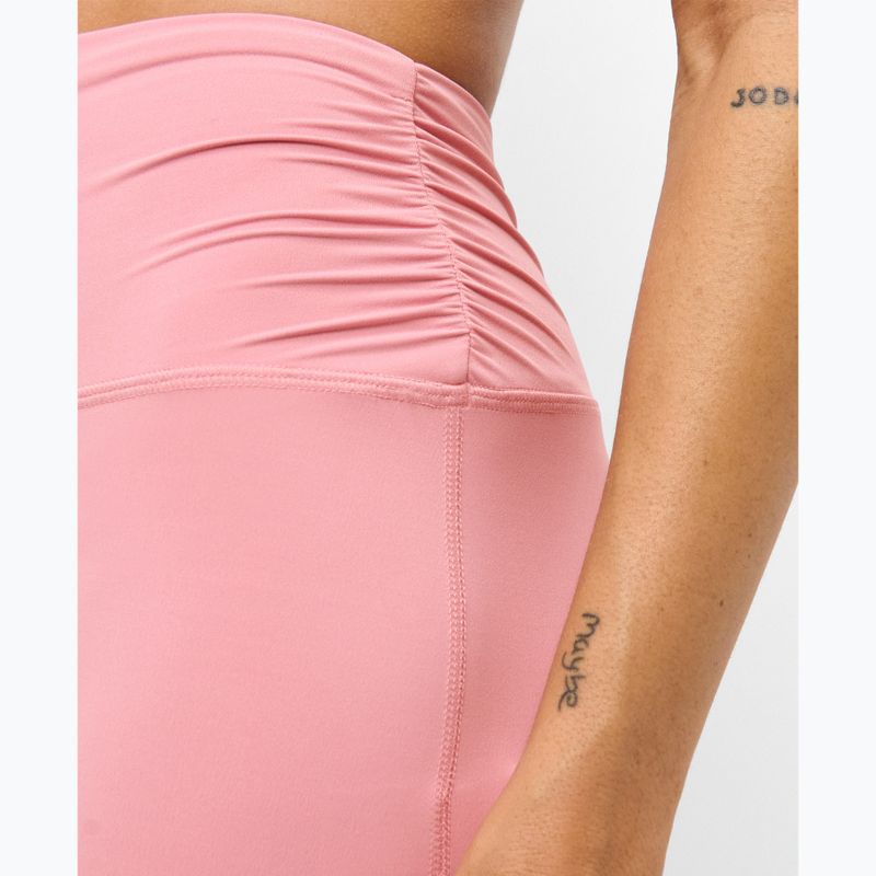 Colanți de antrenament pentru femei Sweaty Betty Ultimate Studio 7/8 Ruched dark deco pink 5