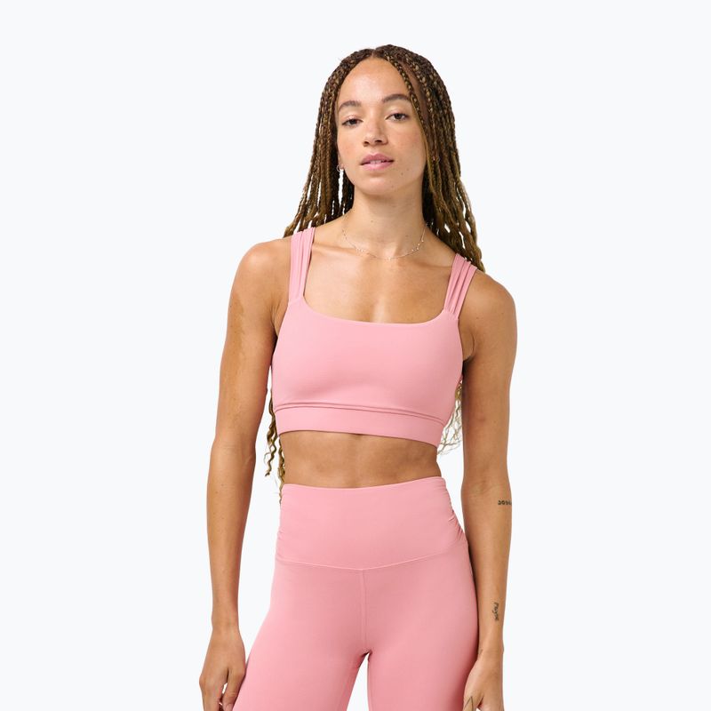 Sutien de antrenament Sweaty Betty Ultimate Studio Ruched dark deco pink