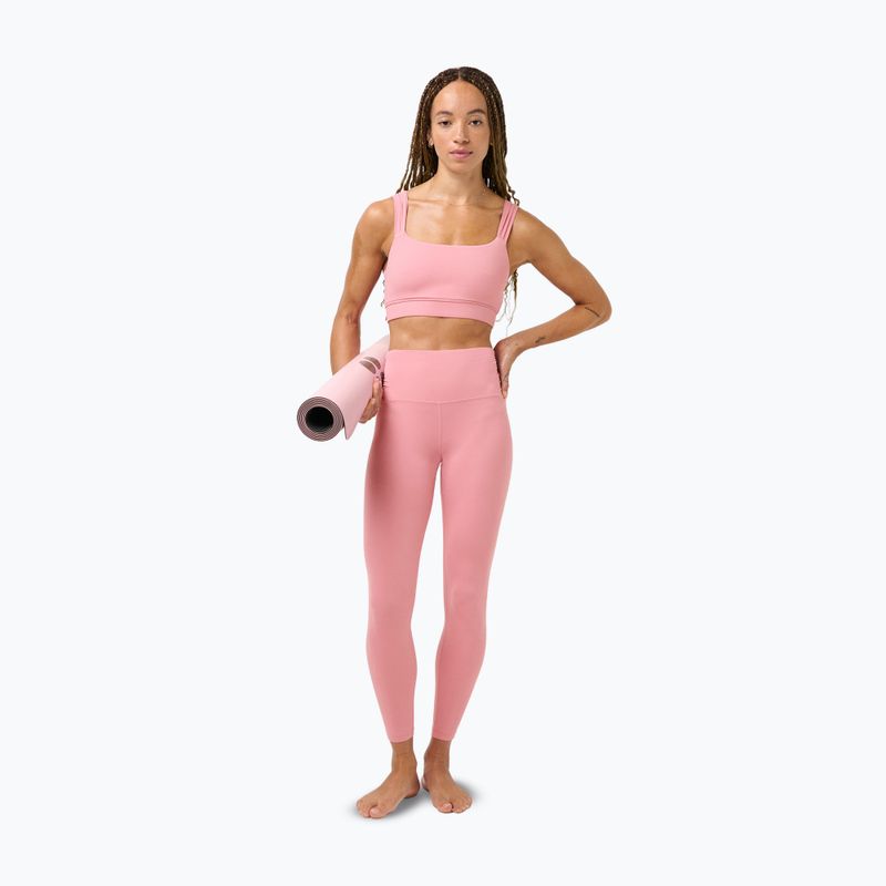 Sutien de antrenament Sweaty Betty Ultimate Studio Ruched dark deco pink 2