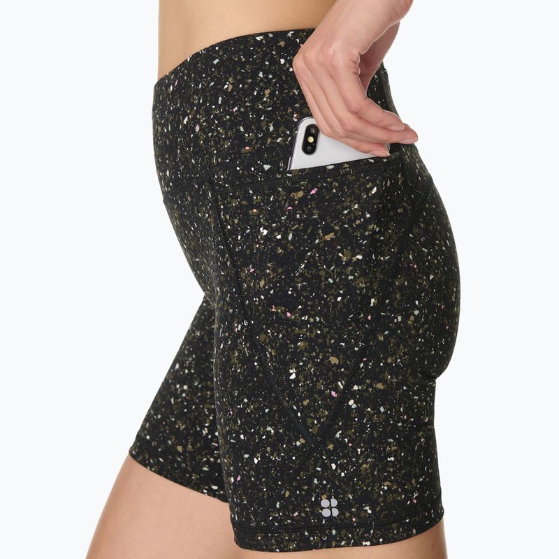 Pantaloni scurți de antrenament pentru femei Sweaty Betty Power 6" Biker green 4