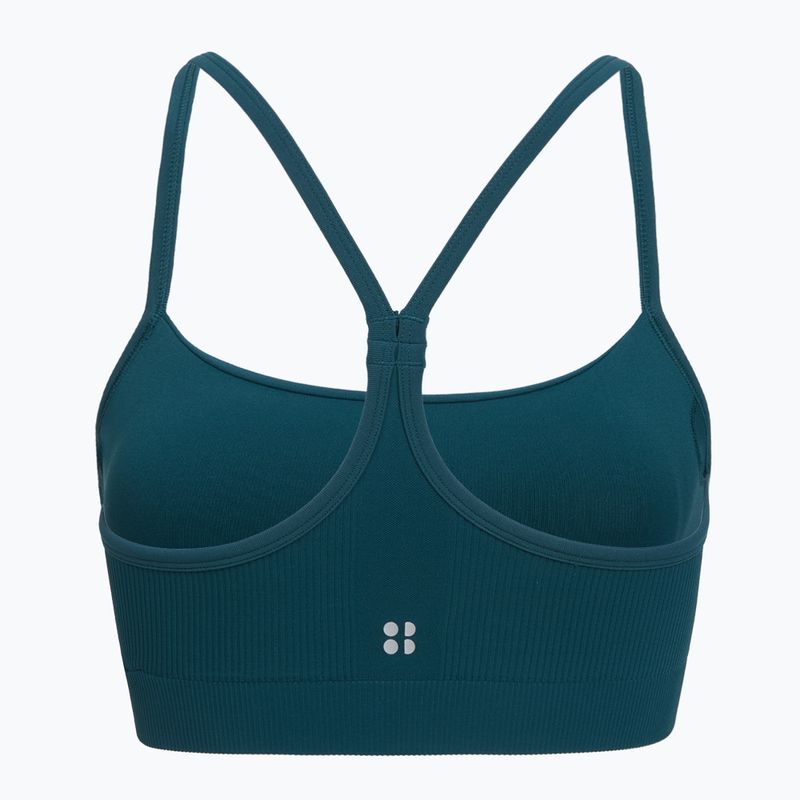 Sutien de antrenament Sweaty Betty Sprint Rest Seamless Yoga green 8