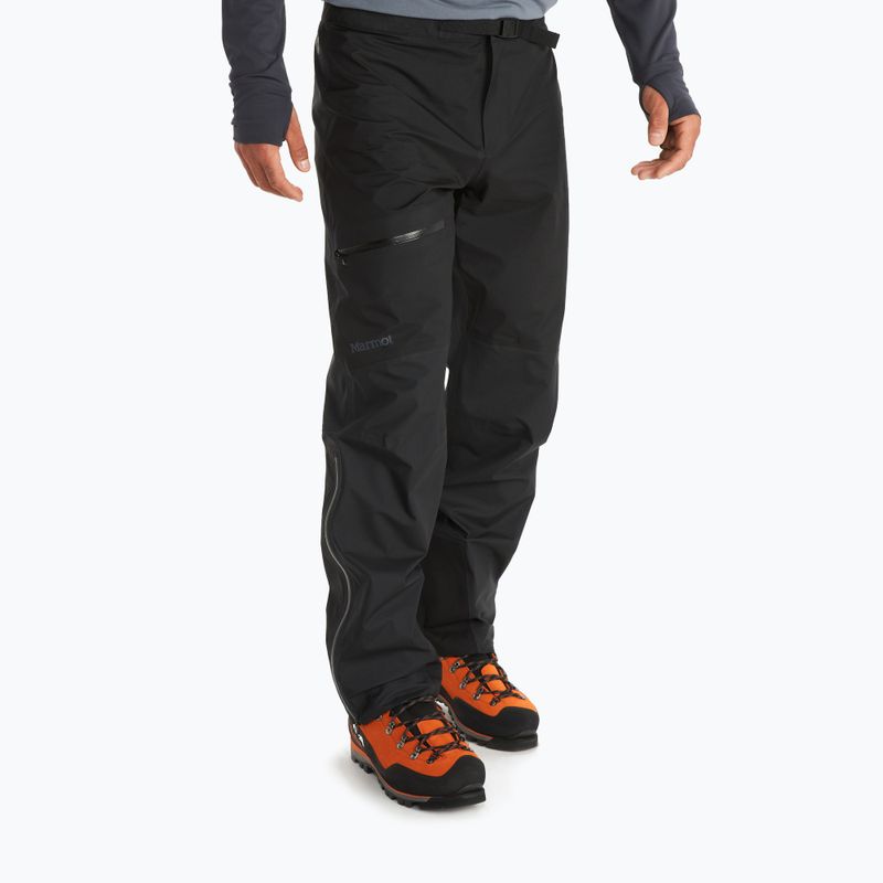 Pantaloni cu membrană Marmot Mitre Peak Gore Tex negru pentru bărbați M12686