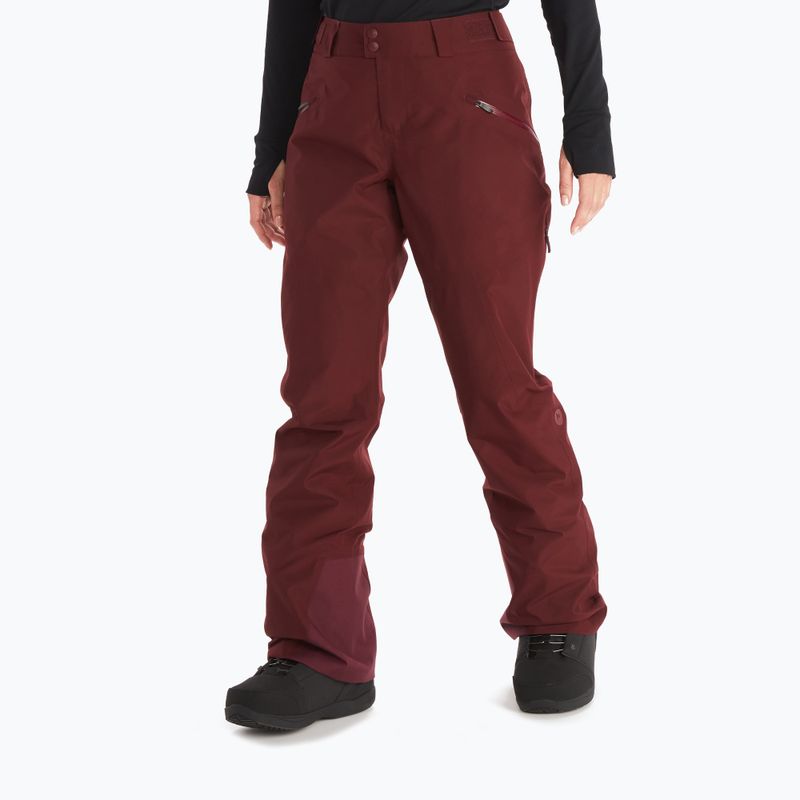 Pantaloni de schi pentru femei Lightray Gore Tex maro 12290-6257