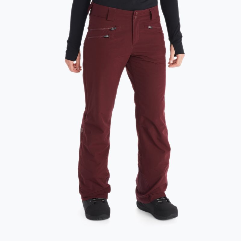 Pantaloni de schi pentru femei Marmot Slopestar burgundy 79740 6