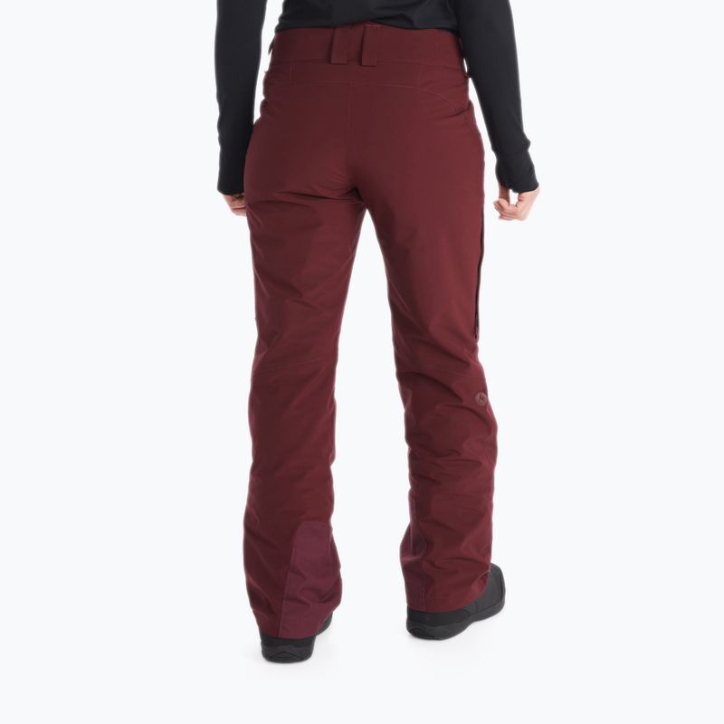 Pantaloni de schi pentru femei Marmot Slopestar burgundy 79740 7