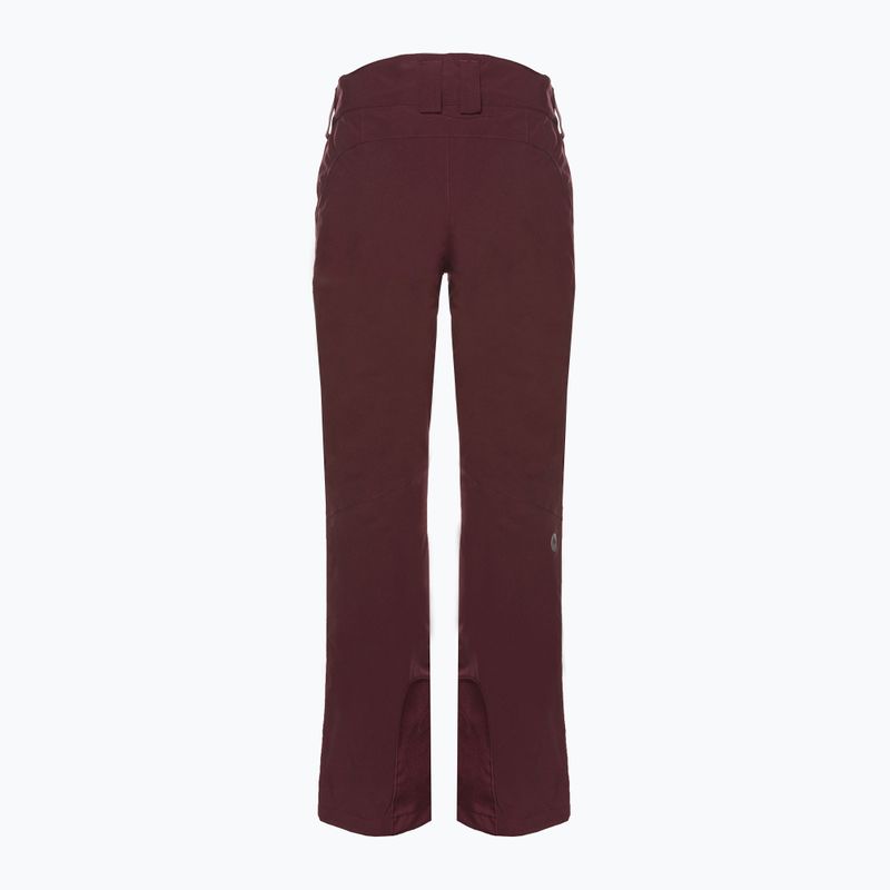 Pantaloni de schi pentru femei Marmot Slopestar burgundy 79740 2