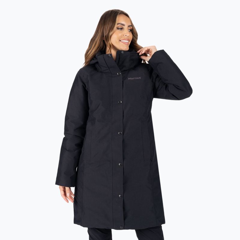 Mackintosh Marmot Chelsea Coat negru pentru femei M13169