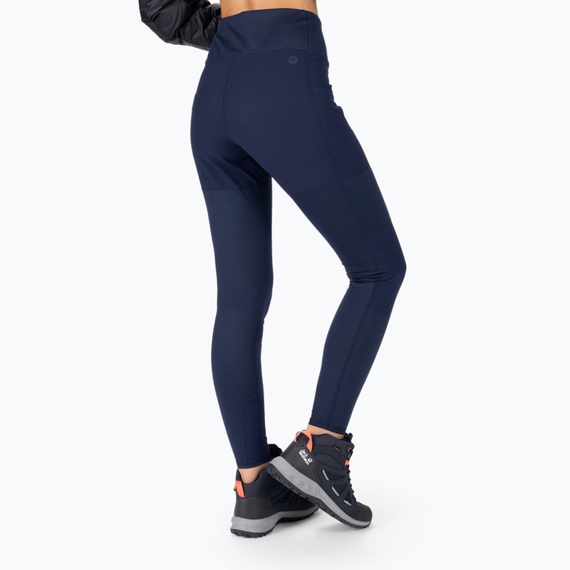 Pantaloni de trekking pentru femei Marmot Winter Mountain Active Hybrid Tight albastru marin M13286 3