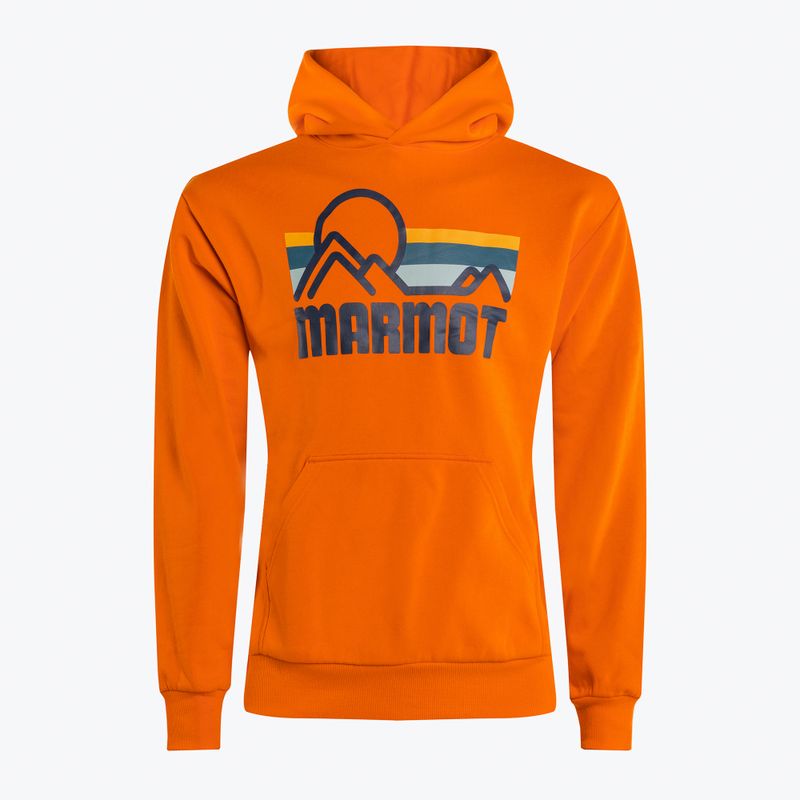 Marmot Coastal Hoody pentru bărbați bluză de trekking portocalie M14258215