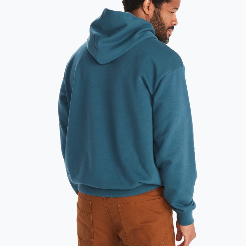 Marmot Coastal Hoody pentru bărbați bluză cu glugă de trekking albastru deschis M1425821541 2