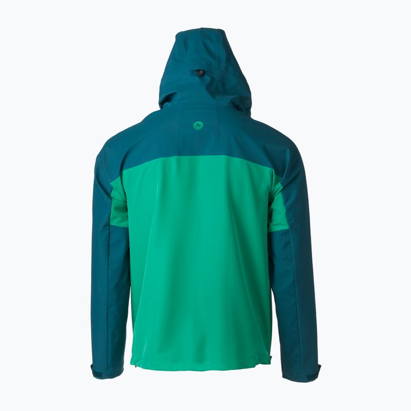 Jachetă softshell pentru bărbați Marmot Rom Gore Tex dark jungle / clover 8