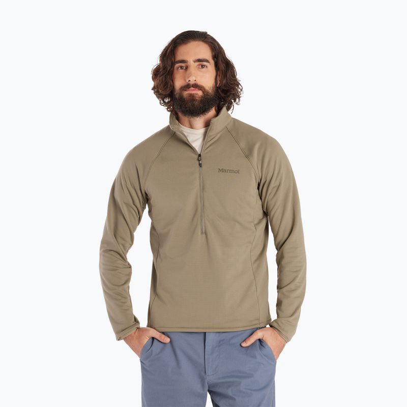 Polar pentru bărbați Marmot Leconte Fleece 1/2 Zip vetiver