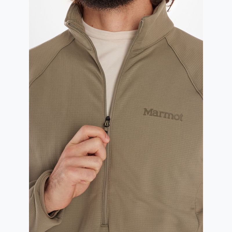 Polar pentru bărbați Marmot Leconte Fleece 1/2 Zip vetiver 4