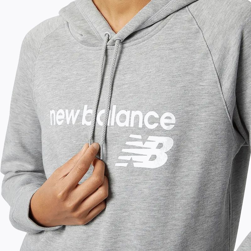 Hanorac damă New Balance Core Fleece Hoodie grey 4