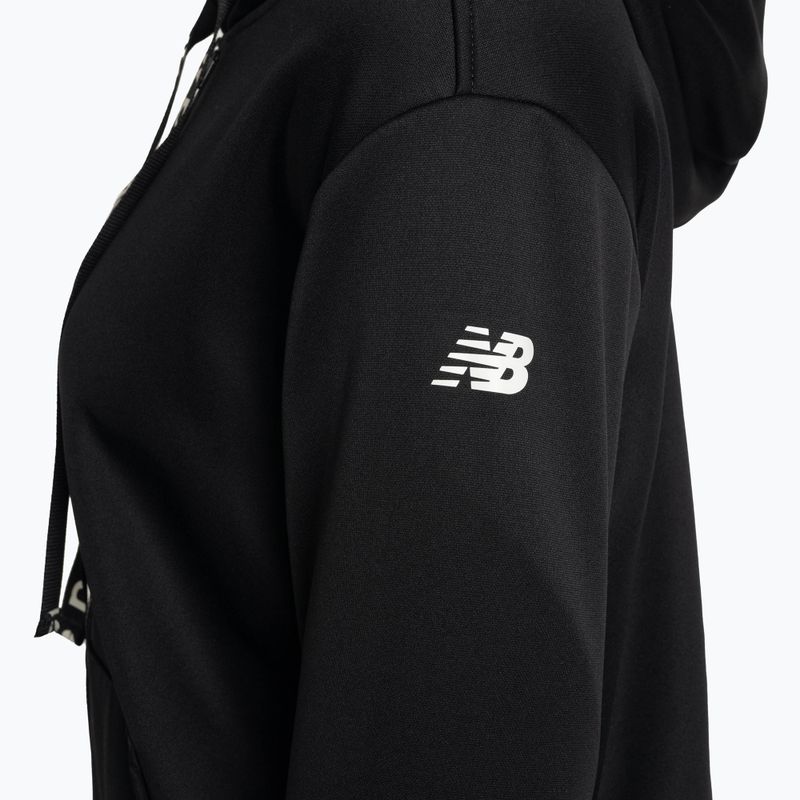 Hanorac de antrenament pentru femei New Balance Relentless Performance Fleece Full Zip gri WJ13174 4