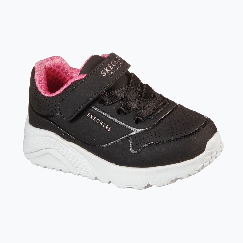 Încălțăminte pentru copii SKECHERS Uno Lite  black/rose gold 8
