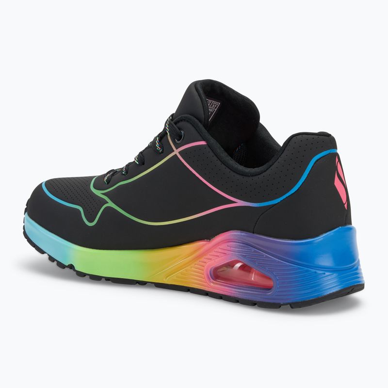 Încălțăminte pentru femei SKECHERS Uno Pop Of Sunshine black/multi neon 3