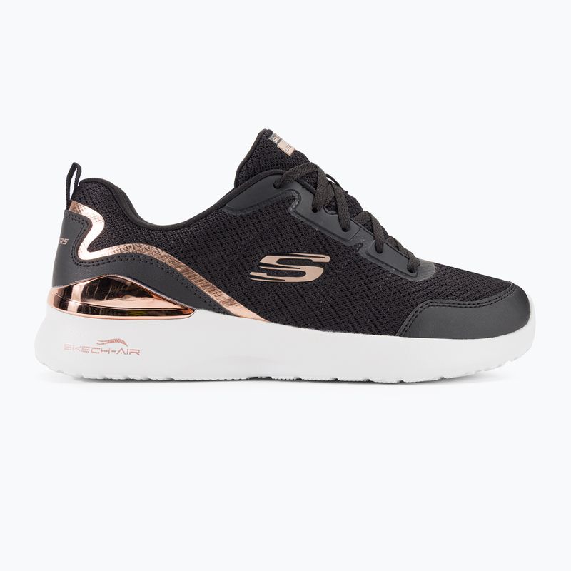 Pantofi de antrenament pentru femei SKECHERS Skechers Skech-Air Dynamight The Halcyon negru / aur roz 2