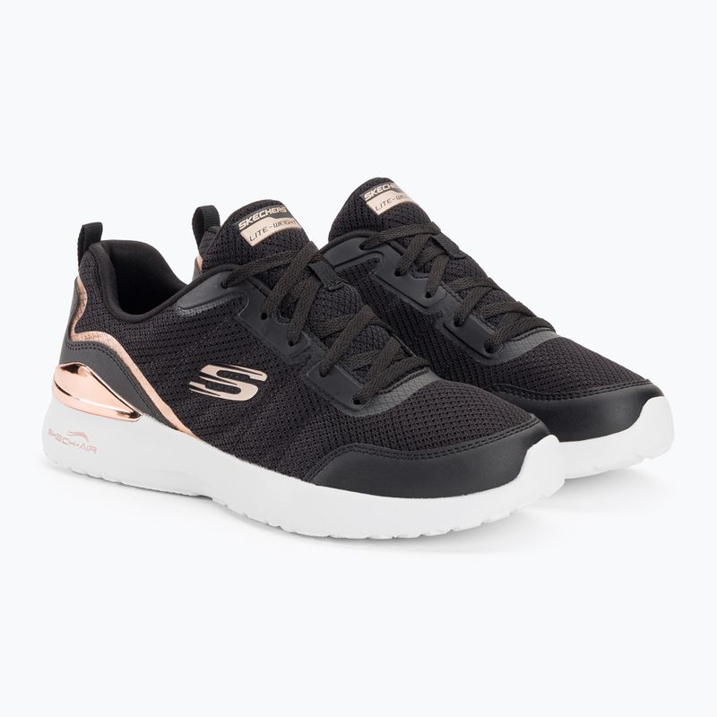 Pantofi de antrenament pentru femei SKECHERS Skechers Skech-Air Dynamight The Halcyon negru / aur roz 4