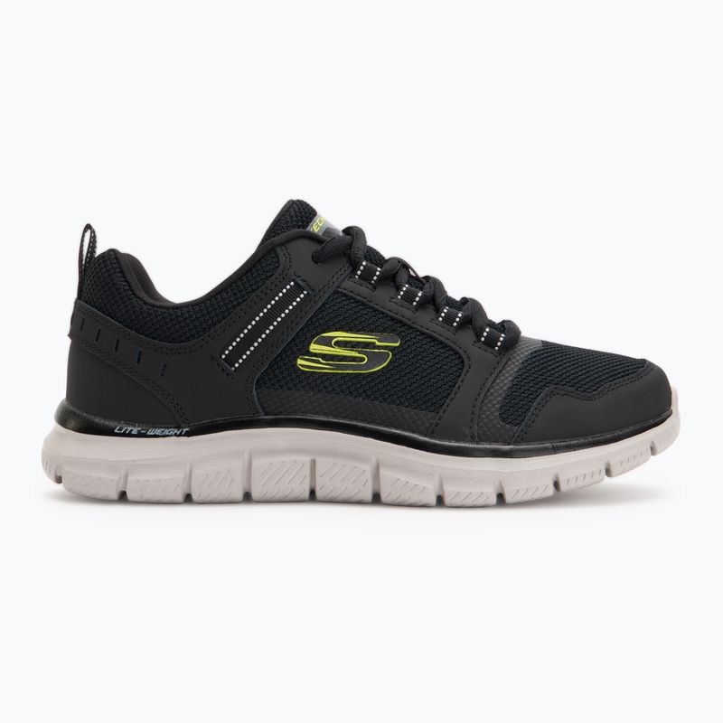 Încălțăminte pentru bărbați SKECHERS Track Knockhill black/lime 2