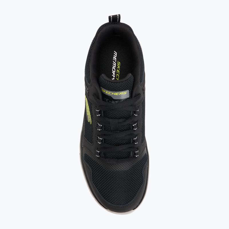 Încălțăminte pentru bărbați SKECHERS Track Knockhill black/lime 5