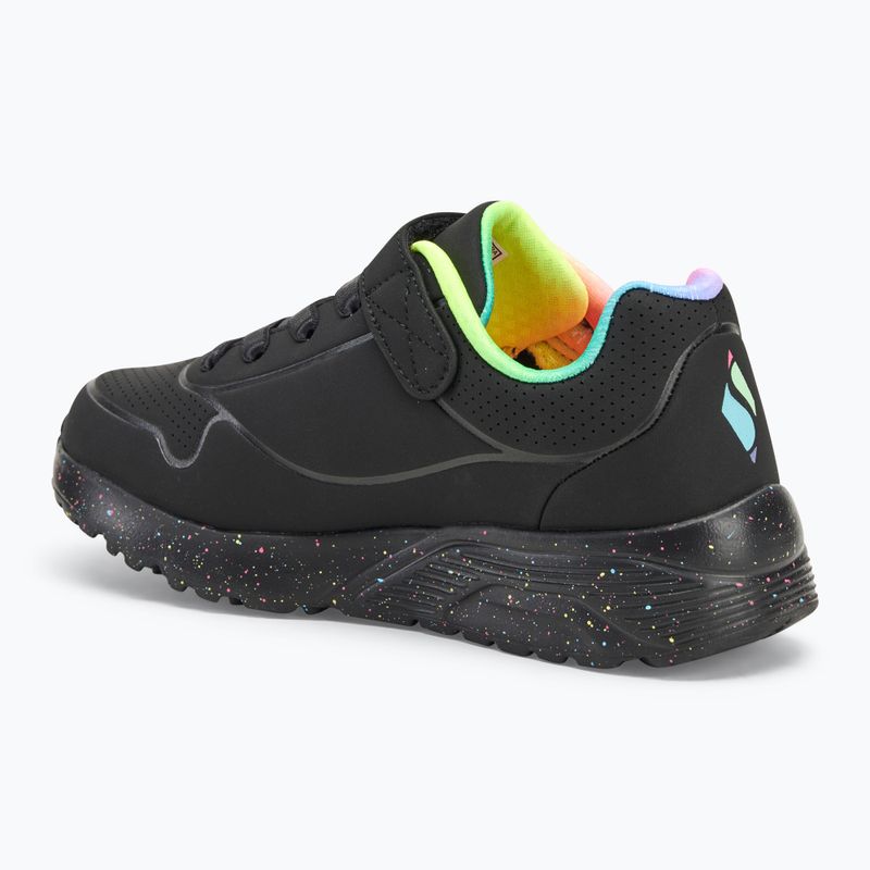 Încălțăminte pentru copii SKECHERS Uno Lite Rainbow Specks black/multicolor